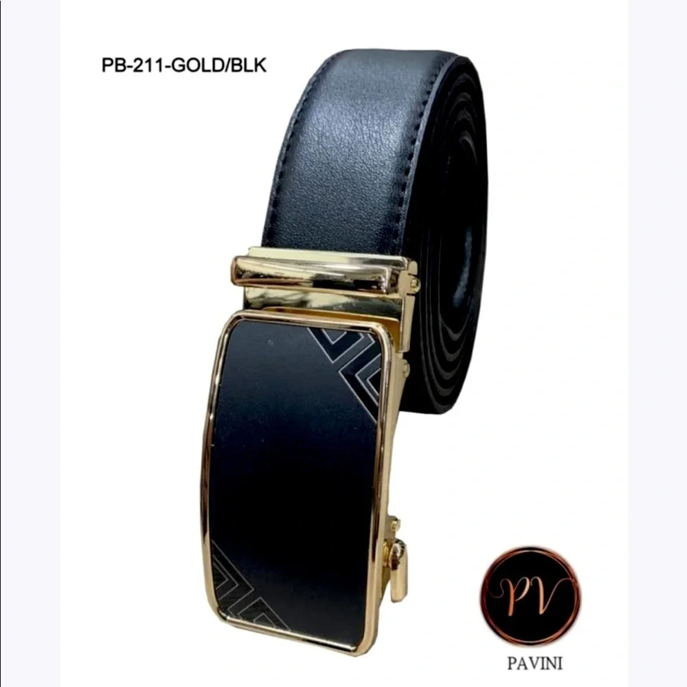 Men’s Italian Designer Ratchet Strap Belt